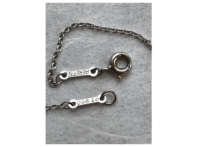 Tiffany & Co Platine Elsa Perretti Open Heart Argenté - vue 4