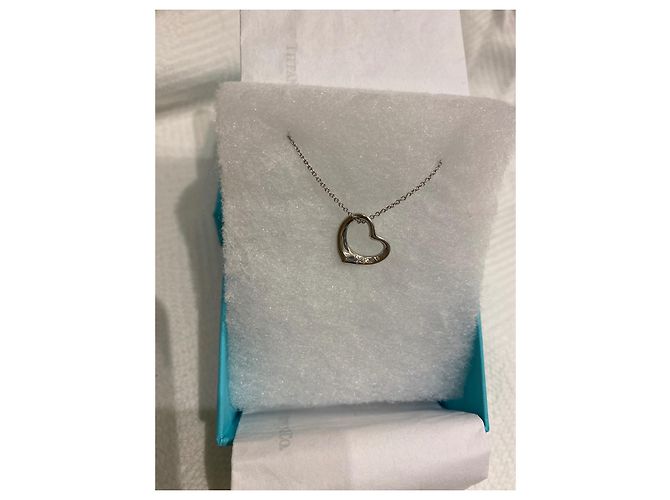 Tiffany & Co Platine Elsa Perretti Open Heart Argenté - vue 5
