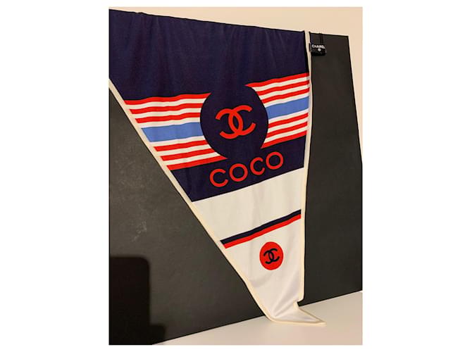 Chanel nuova sciarpa di seta ( forma di diamante ) - vista 5