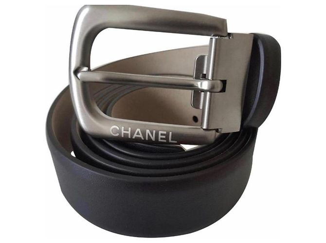 Chanel GÜRTEL AUS LEDER SCHWARZ / GRÖSSE 95/ NIEMALS GEDIENT - Ansicht 6