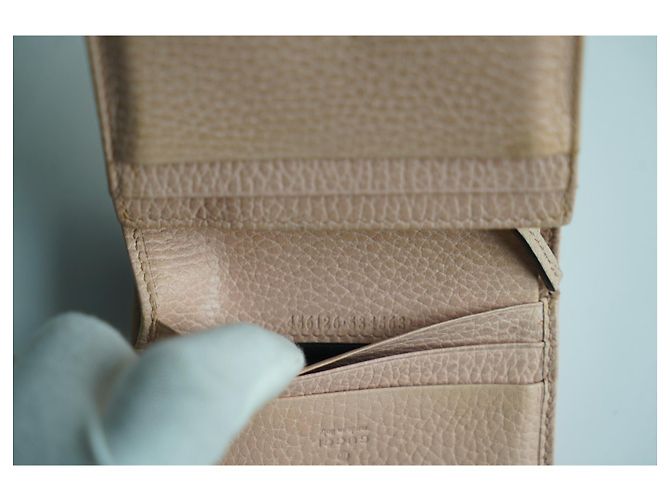 Gucci GG Marmont Geldbörse Rosa Leder Pink - Ansicht 4