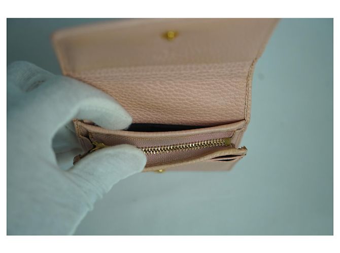 Gucci GG Marmont Geldbörse Rosa Leder Pink - Ansicht 5