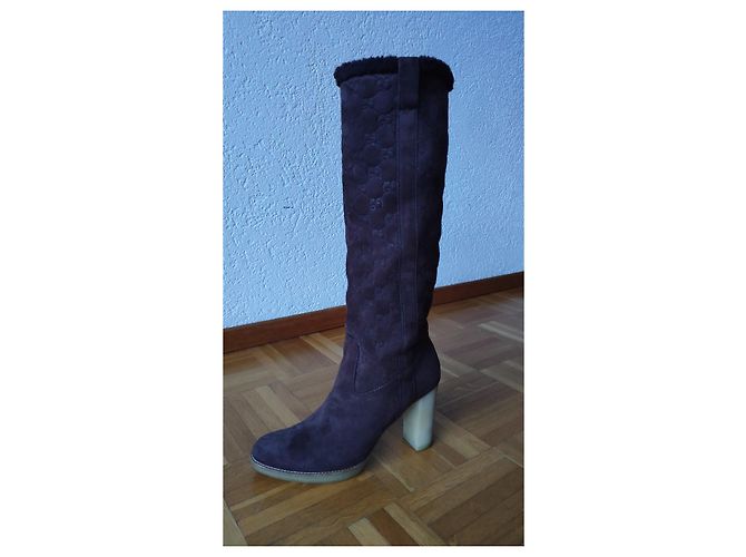 BOTAS GUCCI DE BORDADO Castaño - vista 2