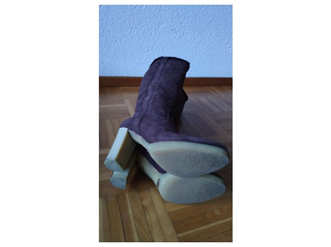 BOTAS GUCCI DE BORDADO Castaño - vista 8