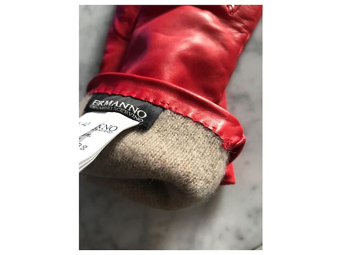 Gants en cuir Ermanno scervino - vue 4