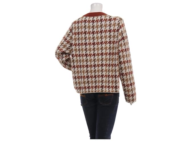Autre Marque Gant Pullover Hahnentritt Baumwolle XXL Mehrfarben - Ansicht 2