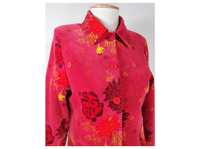Cappotto Kenzo Jungle in cotone multicolore - vista 2