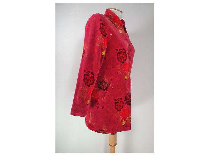 Cappotto Kenzo Jungle in cotone multicolore - vista 3