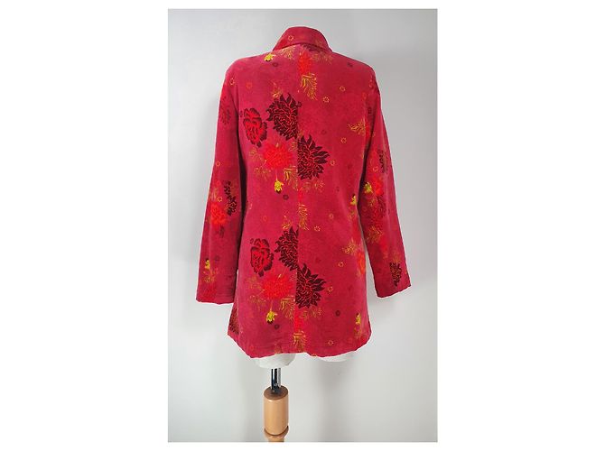Cappotto Kenzo Jungle in cotone multicolore - vista 4