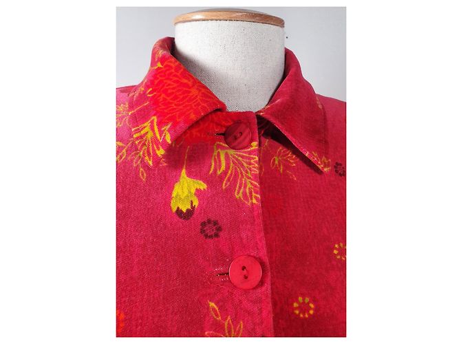 Cappotto Kenzo Jungle in cotone multicolore - vista 6