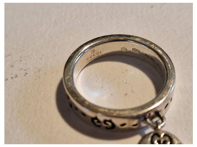 Gucci fantasma d'argento 925 e diamanti grigi - vista 4
