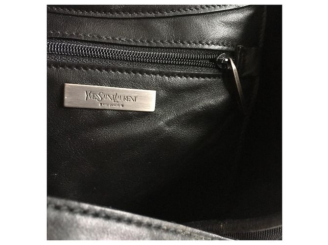 Borsa a mano Yves Saint Laurent in pelle nera Nero - vista 4