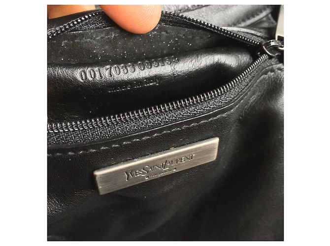 Borsa a mano Yves Saint Laurent in pelle nera Nero - vista 6