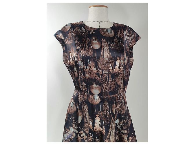 Ted Baker Kleid aus Polyester Mehrfarbig XL Mehrfarben - Ansicht 2