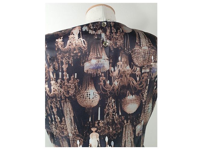 Ted Baker Kleid aus Polyester Mehrfarbig XL Mehrfarben - Ansicht 5