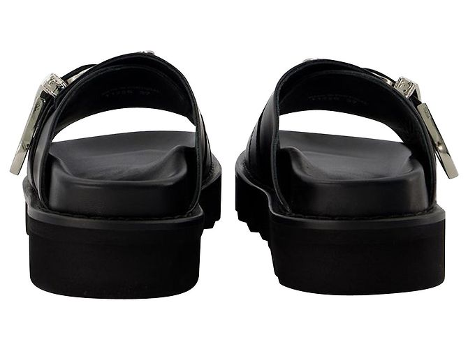 AJ1235 Mulo - Toga Pulla - Nero - Pelle - vista 3