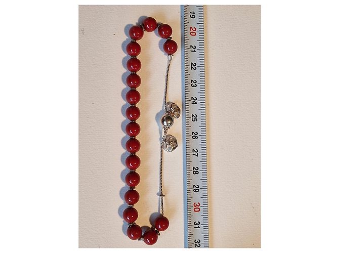 Gucci Cuore in argento sterling GG 925 e legno Rosso - vista 2