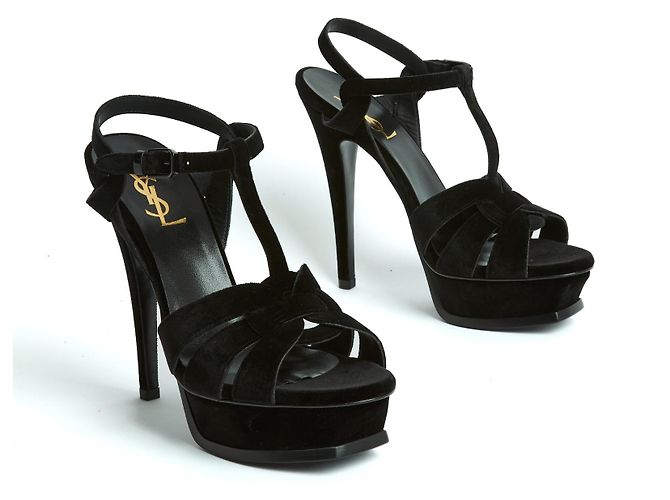 Saint Laurent OMAGGIO VELLUTO NERO IN38.5 new - vista 2
