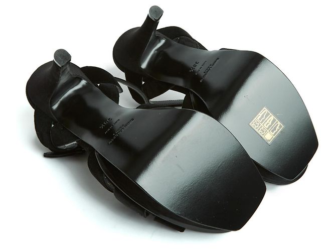 Saint Laurent OMAGGIO VELLUTO NERO IN38.5 new - vista 5