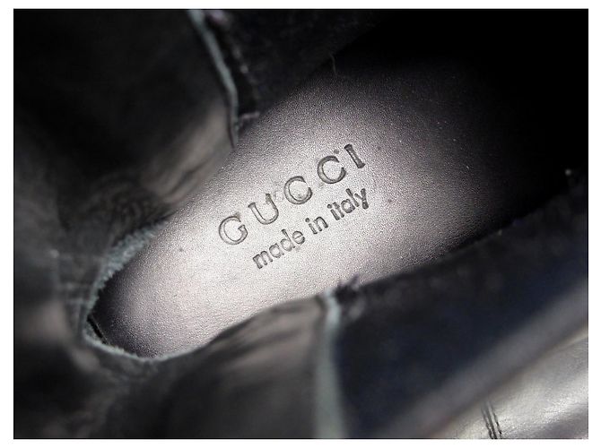 Gucci Black Leather Boots - view 5
