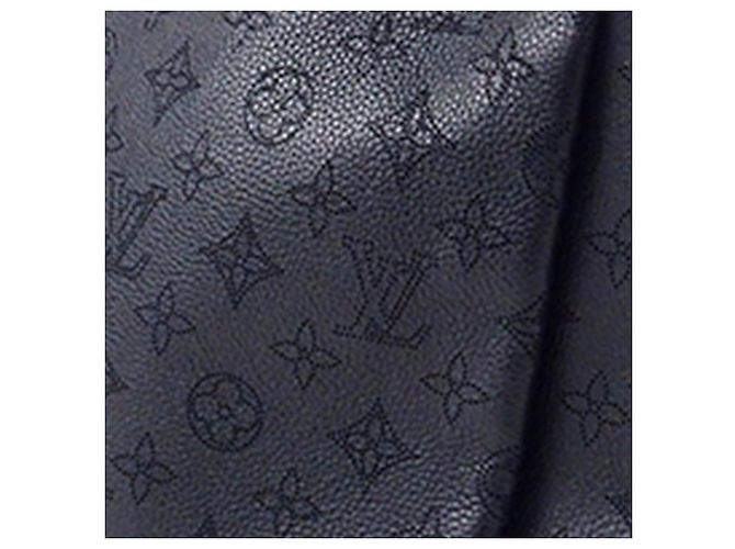 Louis Vuitton Black Monogram Mahina Babylone Catena BB Nero - vista 5