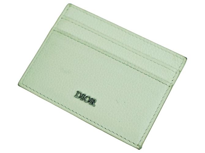 Tarjetero Dior de piel blanca Blanco - vista 5