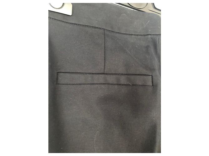 Pantalones negros de algodón Dsquared2 Talla 40 - vista 2