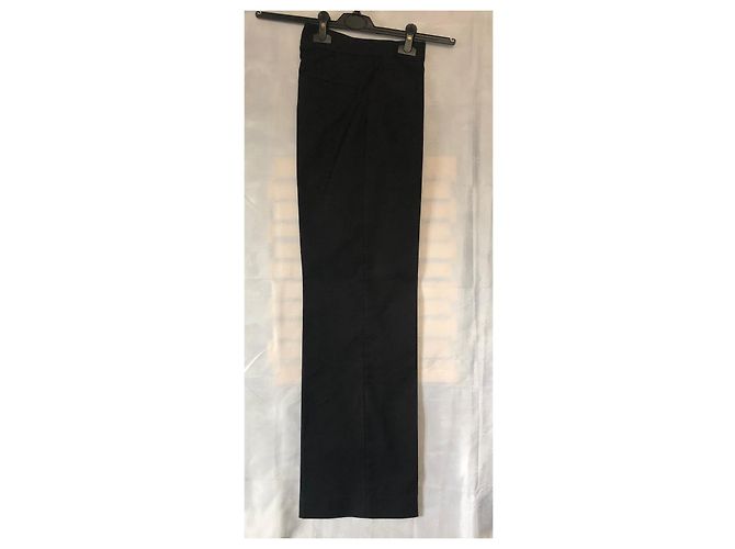 Pantalones negros de algodón Dsquared2 Talla 40 - vista 4
