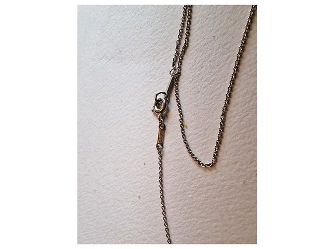 Tiffany & Co Croce in platino e diamanti Peretti Argento - vista 6