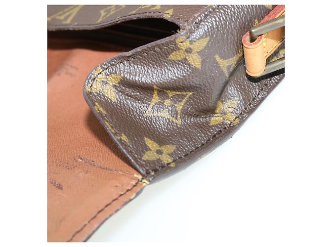 Saint-Cloud LOUIS VUITTON Monogram Saint Cloud GM Borsa a tracolla M51242 LV Auth em3467 Monogramma - vista 10