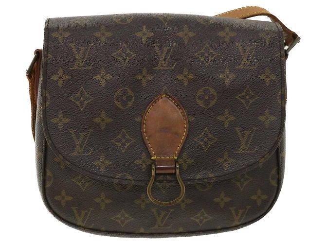 Saint-Cloud LOUIS VUITTON Monogram Saint Cloud GM Borsa a tracolla M51242 LV Auth em3467 Monogramma - vista 13