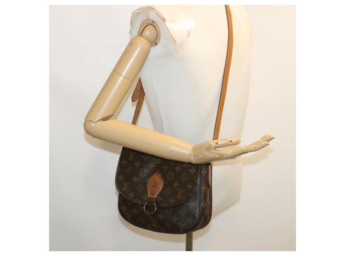 Saint-Cloud LOUIS VUITTON Monogram Saint Cloud GM Borsa a tracolla M51242 LV Auth em3467 Monogramma - vista 26