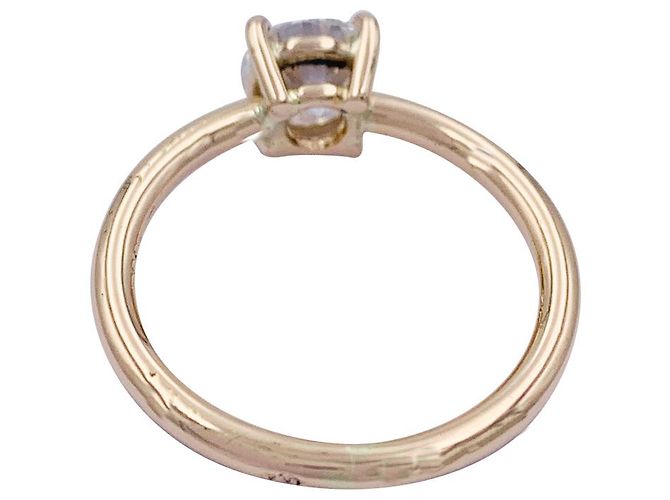 inconnue Solitärring aus Roségold, Diamant 1 Karat. - Ansicht 6