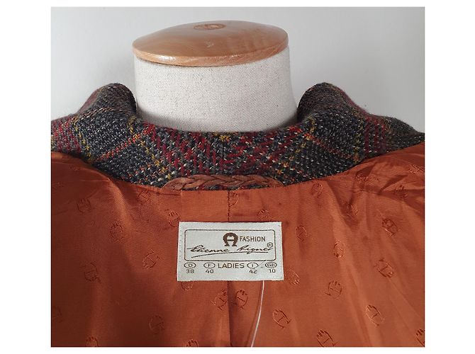 Blazer Etienne Aigner in lana e seta Multicolore - vista 5