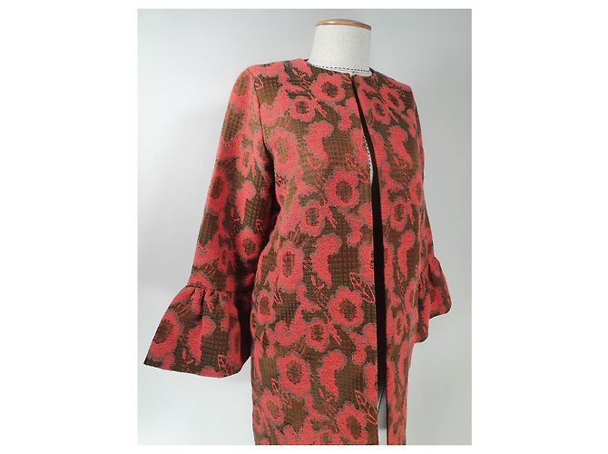 Autre Marque Langer Blazer Heart's Affair Baumwolle Polyester Mehrfarben - Ansicht 2
