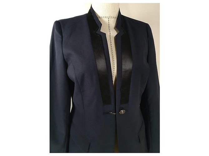 Karen B Y Simonsen Blazer Karen By Simonsen Blu Navy Taglia 42 - vista 2