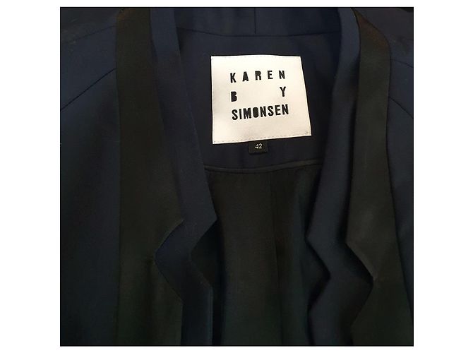 Karen B Y Simonsen Blazer Karen By Simonsen Blu Navy Taglia 42 - vista 6