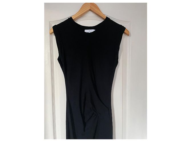 Vestido Iro de algodón negro XS - vista 10