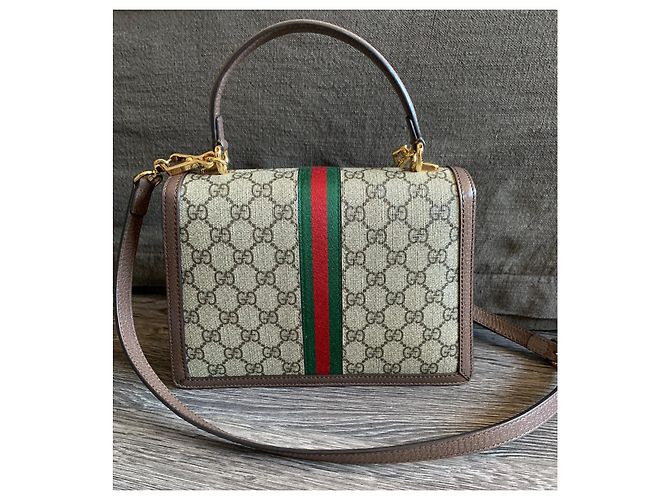 Gucci Borsa Ophidia piccola GG con manico superiore - vista 2