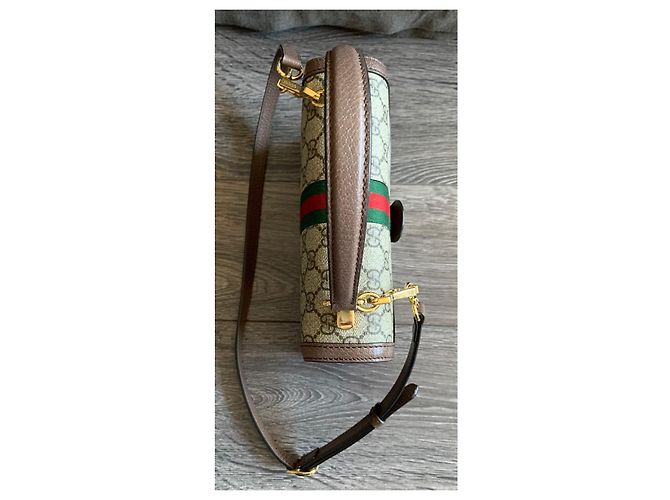 Gucci Borsa Ophidia piccola GG con manico superiore - vista 7