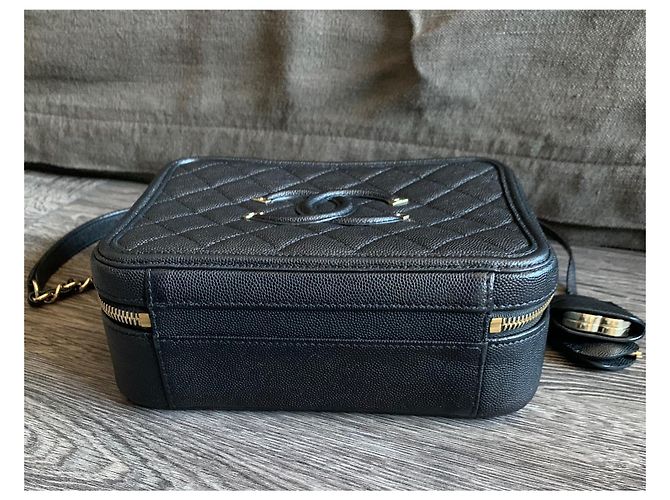 Chanel Filigrane Vanity Case Medium Tasche Schwarz - Ansicht 4