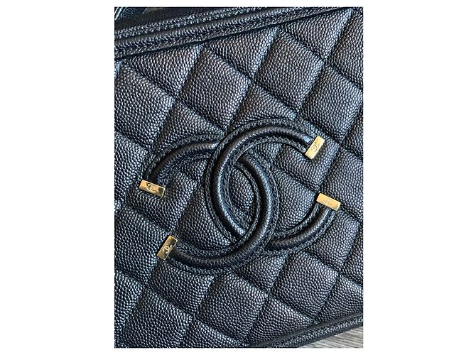 Chanel Filigrane Vanity Case Medium Tasche Schwarz - Ansicht 6