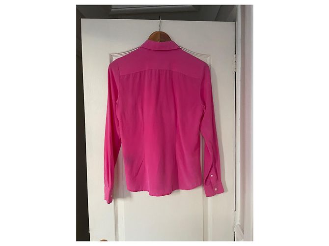 Camicia Lauren Ralph Lauren in seta rosa - vista 6