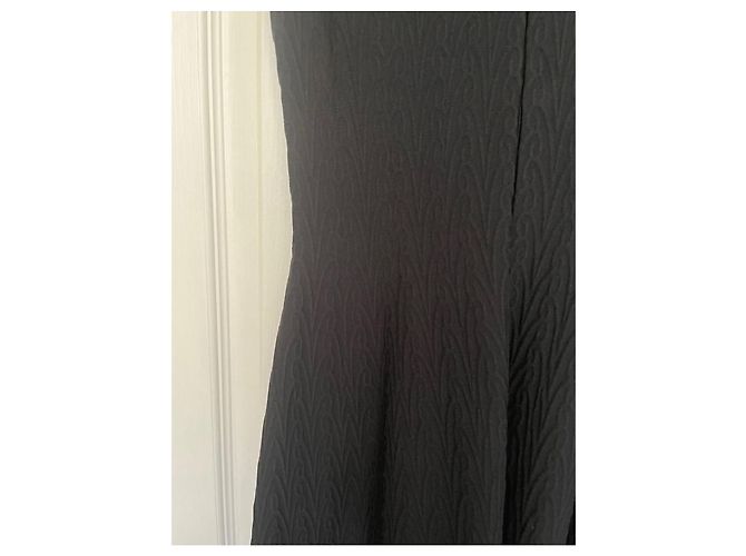 Alaïa Maxikleid in Schwarz Strick - Ansicht 2
