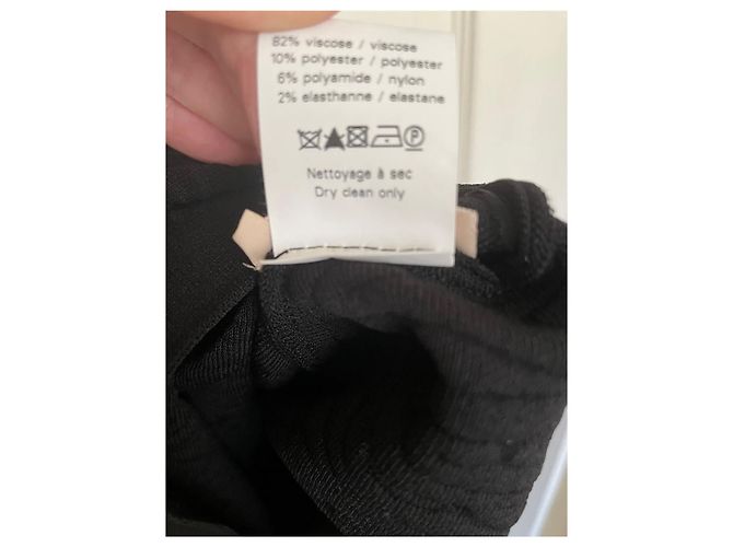 Alaïa Maxikleid in Schwarz Strick - Ansicht 8
