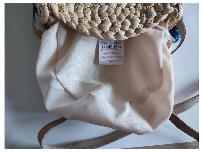 Borsa a mano Chloé in paglia color eggshell Bianco sporco - vista 10