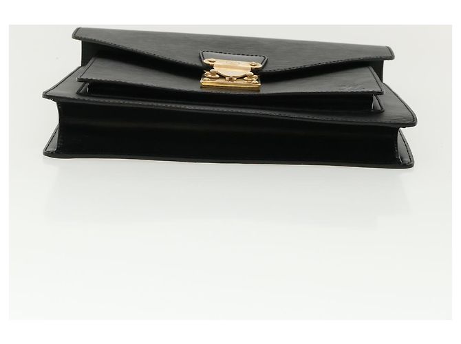 LOUIS VUITTON Borsa a mano Epi Monceau Nera M52122 LV Auth lt696 Nero - vista 5
