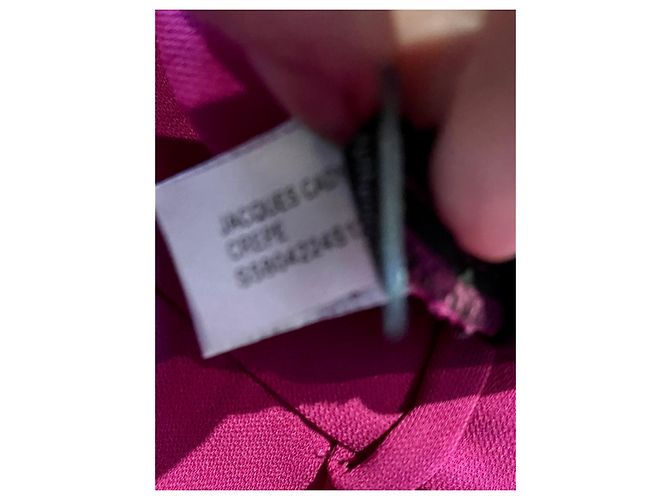 Diane Von Furstenberg Pantalón de crepe DvF Jacques Cady magenta Rosa Púrpura Fucsia - vista 5