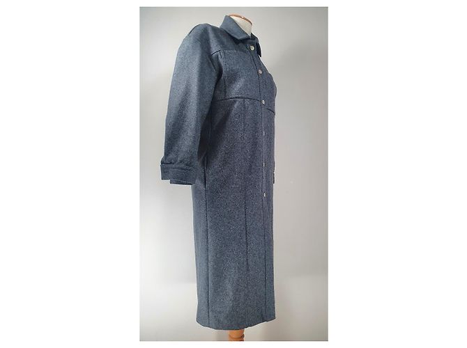 Abrigo Roseanna de lana gris Talla 36 - vista 3