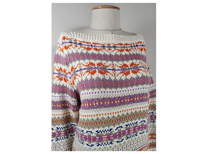 Ralph Lauren Pullover Baumwolle Wolle Mehrfarbig Größe L Mehrfarben - Ansicht 2